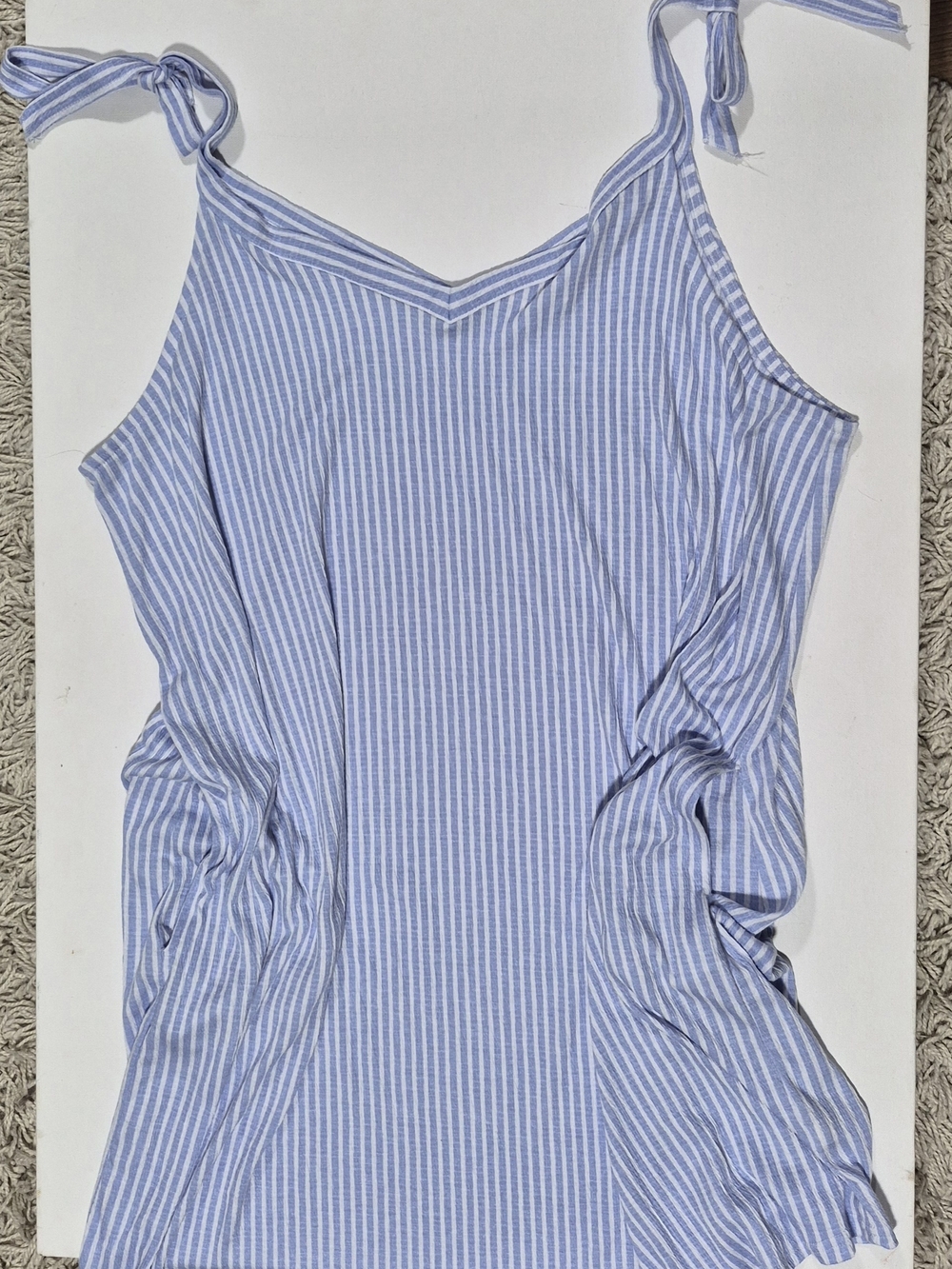 Laura Ashley Striped Dress With Pockets